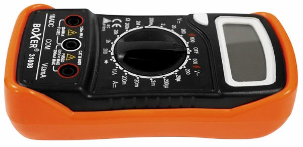Boxer® digital multimeter 0–600 Volt AC/DC