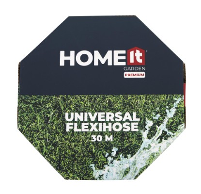 HOME It® universal flexvattenslang med koppling 30 meter latex