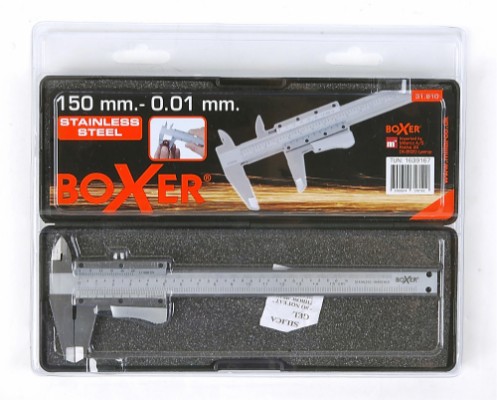 Boxer® skjutmått 0–150 mm rostfritt stål