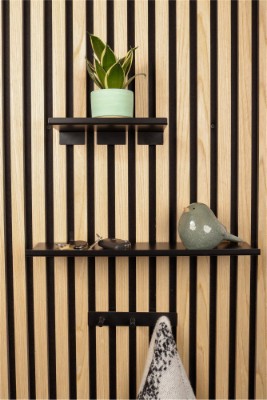 HOME It® kroklist med 3 krokar för lodrät montering på akustikpanel