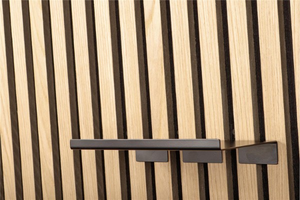 HOME It® hylla för akustikpanel 120 x 200 mm, matt svart