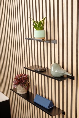 HOME It® hylla för akustikpanel 120 x 200 mm, matt svart