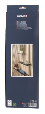 HOME It® hylla för akustikpanel 120 x 400 mm, matt svart