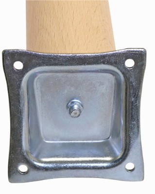 HOME It® koniskt bordsben med vinklat beslag Ø 45/Ø 25 x 80 cm bokträ