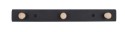 HOME It® knagerække med 3 knage 28 cm sort/natur knage bøg