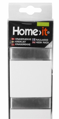 HOME It® flex knopplist med 4 knoppar 31,6 x 2,2 x 7,2 cm vit