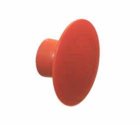 Knopp rund U-design Ø50 mm.  - orange