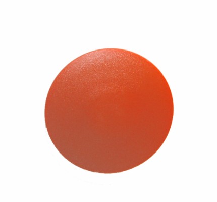Knopp rund U-design Ø80 mm.  - orange