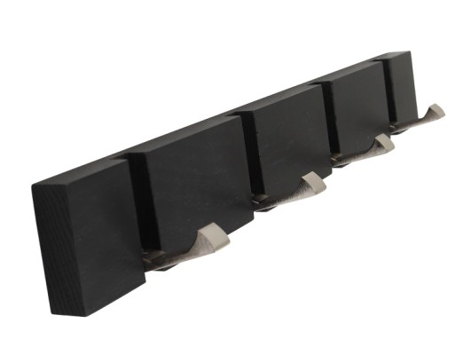 HOME It® flex knopplist med 4 knoppar 40 × 5,5 × 2 cm ek svart