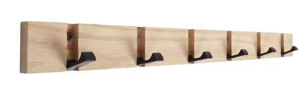 HOME It® flex knopplist med 6 knoppar 60 × 5,5 × 2 cm ek natur