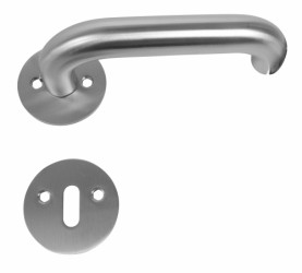 HOME It® dörrhandtag med U-format handtag 19 mm rostfritt stål