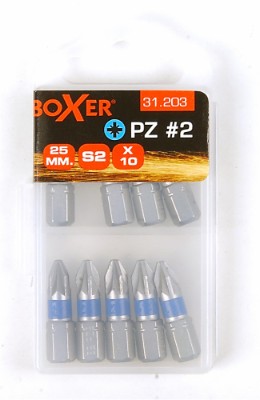 Boxer® bits 10 pack i ask PZ2
