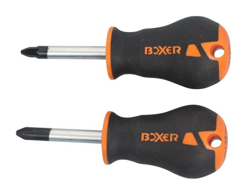 Boxer® kort skruvmejselsats med PH2/PZ2