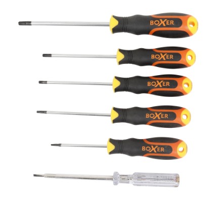 Boxer® skruvmejselsats TORX 6 delar
