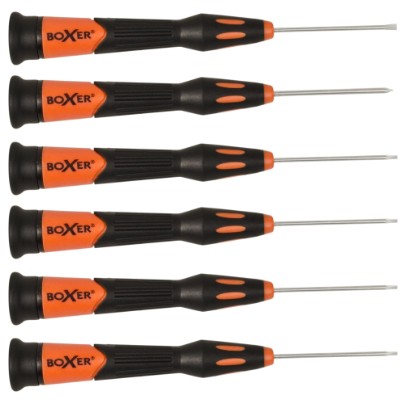 Boxer® torx-precisionsskruvmejselsats med 6 delar