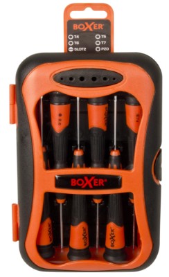 Boxer® torx-precisionsskruvmejselsats med 6 delar