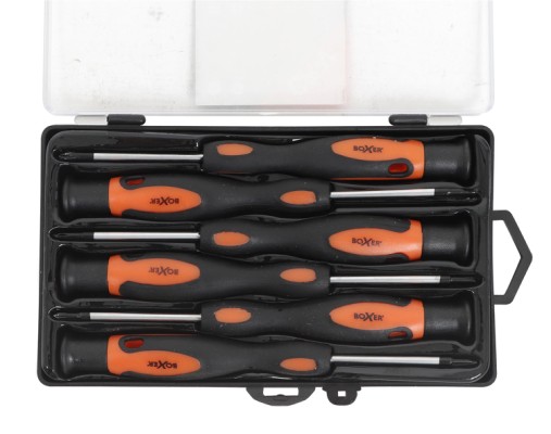 Boxer® PH/LK precisionsskruvmejselsats med 6 delar