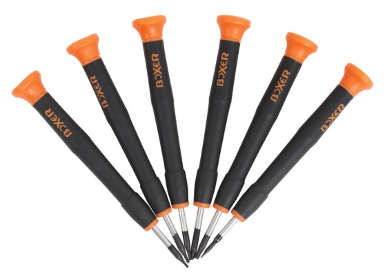 Boxer® Torx præcisionsskruetrækkersæt med 6 dele