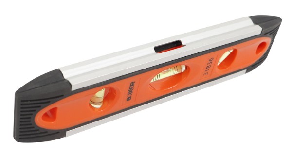 Boxer® torpedvattenpass med 3 libeller och magnet 225 mm