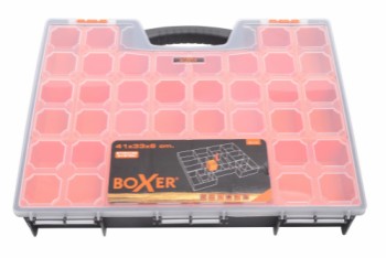 Boxer® sortimentlåda med 22 flyttbara lådor 41 x 33 x 6 cm