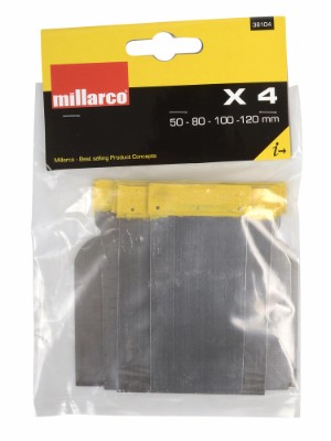 Millarco® spackelspade 50/80/100/120 mm