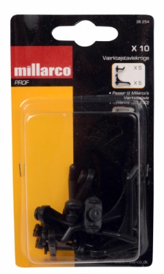 Millarco® verktygskrokar 10 st. olika