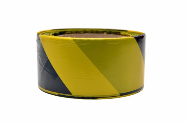 Millarco® avspärrningsband 0,3 x 50 mm x 80 meter gult/svart