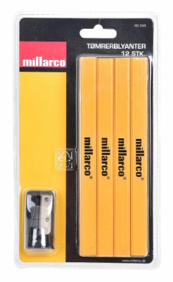 Millarco® snickarpennor med spetsar 12 st.