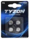 Tyzon LR44/V13GA Alkaline batterier 4-pack