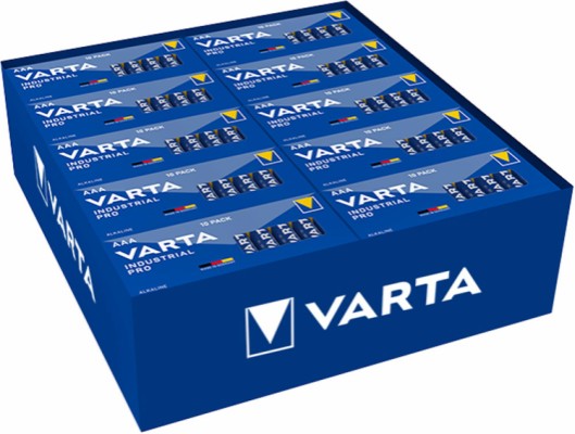 Varta Industrial High Energy batterier AAA - 10-pack