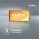 Varta Longlife batterier 9V 1-pack