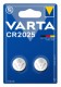 Varta litiumbatterier CR2025 – 2-pack