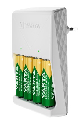 Varta batterioplader til AA og AAA inkl. 4 stk AA batterier