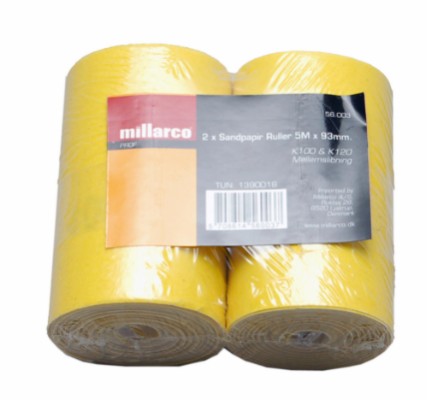 Millarco® slippapper 93 x 5 meter K100 och K120