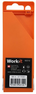 Work>it® betong- och murborrset Ø 4-5-6-8-10 mm