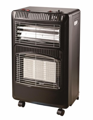 HOME It® hopfällbar gasolkamin med värmefläkt och 3 värmesteg 1,5/2,8/4,2 kW
