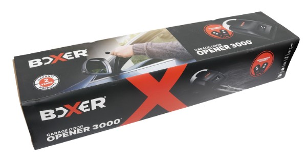 Boxer® garageportöppnare med fjärrkontroll trådlös kontakt 1000N