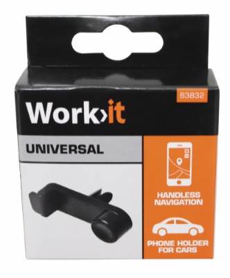 Work>it® universell och justerbar mobiltelefonhållare