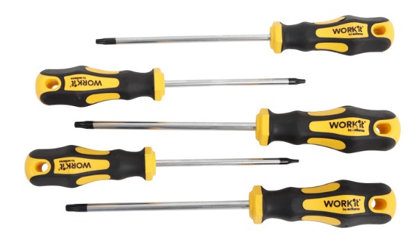 Work>it® TORX skruvmejselsats 5 delar