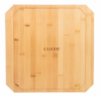 Cozze® vändbar gjutjärnspanna med underlägg 330 x 330 mm.