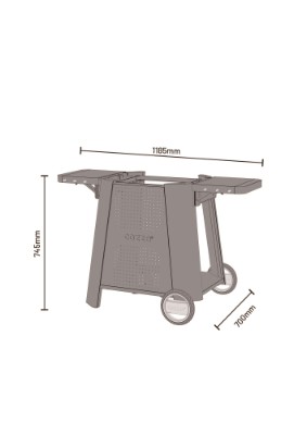 Cozze® utomhusbord för E-500 elgrill, G-500 gasolgrill och plancha