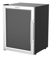 Cozze® køleskab med stålramme og glasfront  60 liter