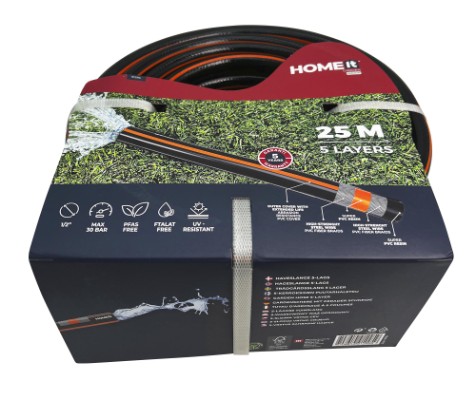 HOME It Garden® trädgårdsslang, fem skikt, ½