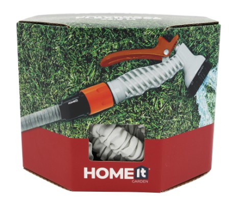HOME It® universal flexvattenslang med sprutpistol 1/2