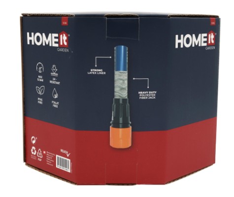 HOME It® universal flexvattenslang med sprutpistol 1/2