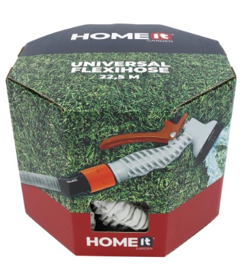HOME It® universal flexvattenslang med sprutpistol 1/2