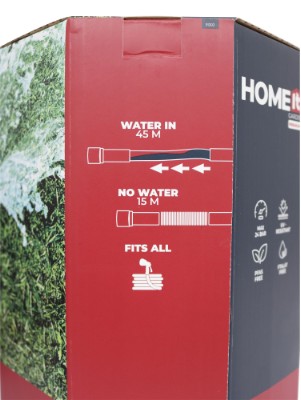 HOME It® universal flexvattenslang med koppling 45 meter latex
