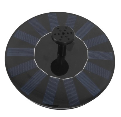 Fontän med solceller