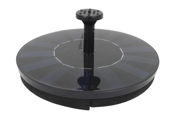 Fontän med solceller