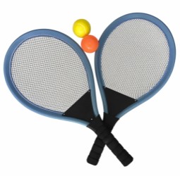 HOME It® jumbotennis med racketar och bollar